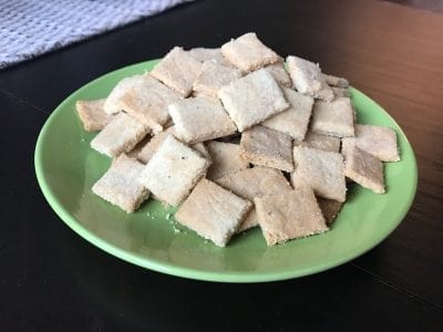 crunchy almond flour crackers