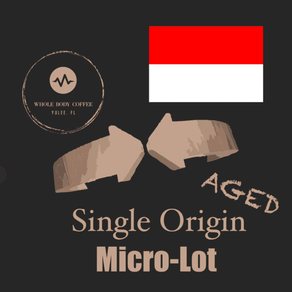 single origin micro-lot product image with the sumatra flag